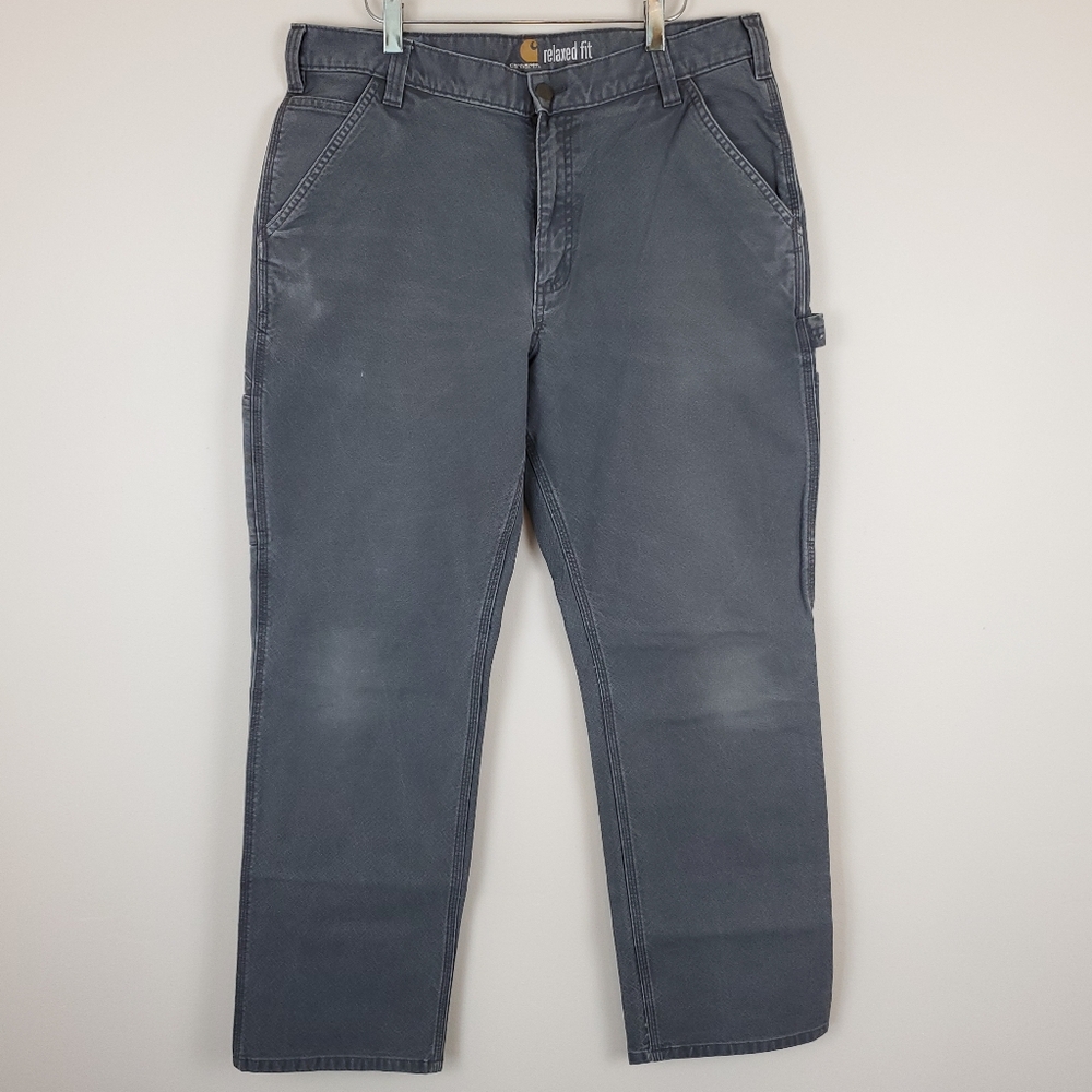 Carhartt Utility Work Pants - Relaxed Fit - Rugged Flex - Duck - Gravel